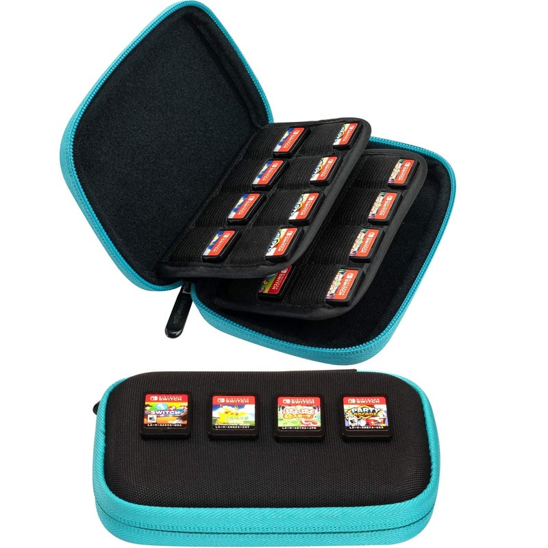 ButterFox 32 Switch Game Case for Nintendo Switch, Switch Game Card Storage Holder or SD Memory Card Case (32 Blue/Black) - Image 1